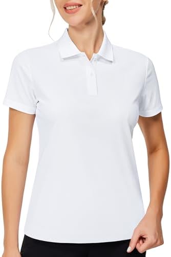 Short Sleeve Golf Polo in White